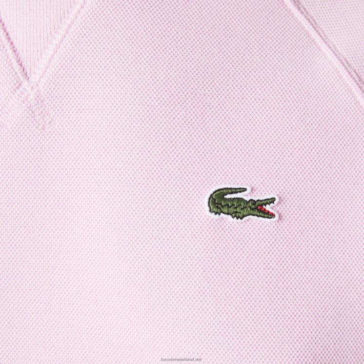 Lacoste sweatshirt met ronde hals van een katoenmix 0828H2394 roze z4h vrouwen