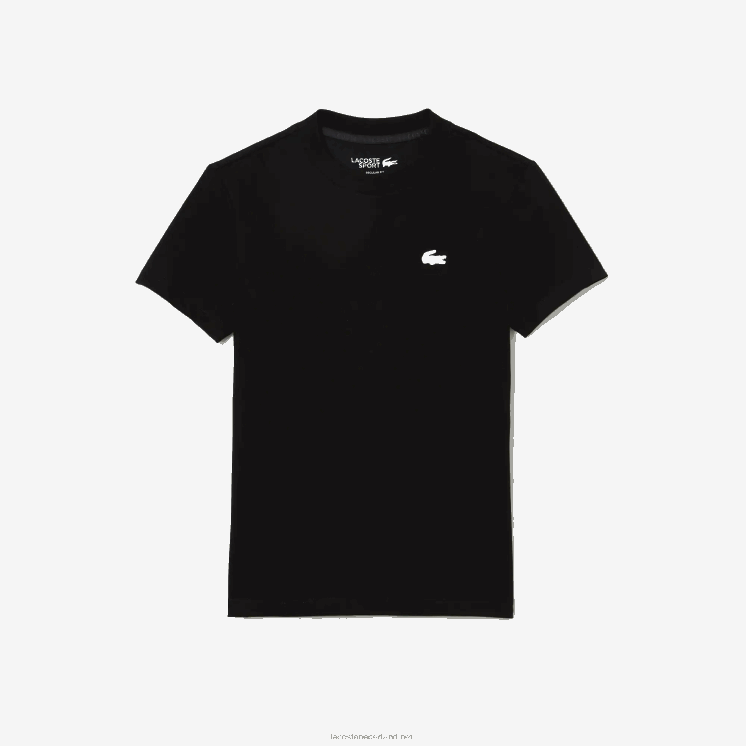 Lacoste T-shirt van biologisch katoenen jersey 0828H2542 zwart 031 vrouwen