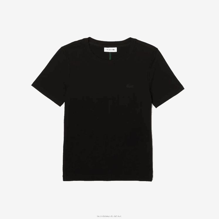 Lacoste T-shirt van katoenmix met ronde hals 0828H2566 zwart 031 vrouwen
