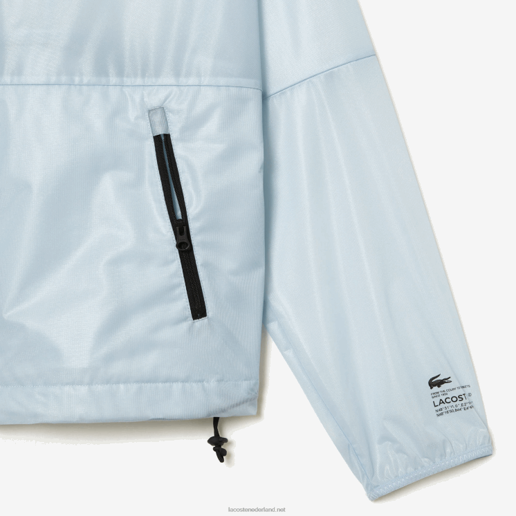 Lacoste transparant windjack 0828H2433 blauwe fye vrouwen