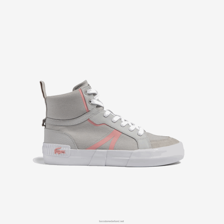 Lacoste l004 midden sneakers van textiel 0828H2687 16c vrouwen