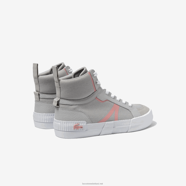 Lacoste l004 midden sneakers van textiel 0828H2687 16c vrouwen