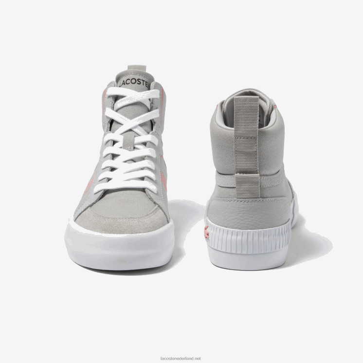 Lacoste l004 midden sneakers van textiel 0828H2687 16c vrouwen