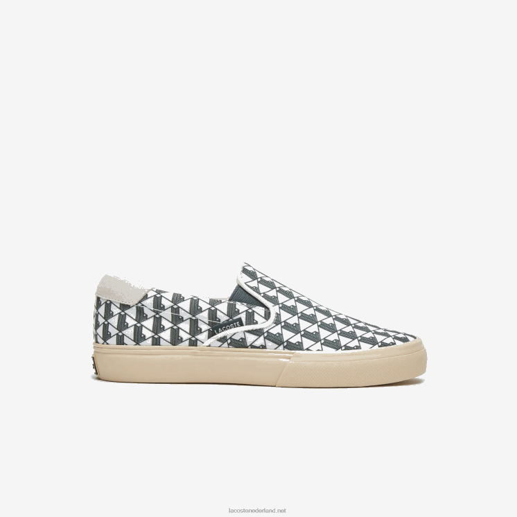 Lacoste spring serve textiel instapper 0828H2723 gebroken wit & wit 03a vrouwen