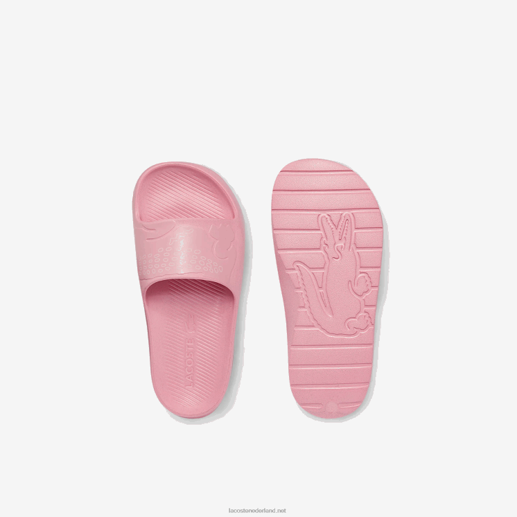 Lacoste croco 2.0 synthetisch logobandjes 0828H2733 roze 13c vrouwen