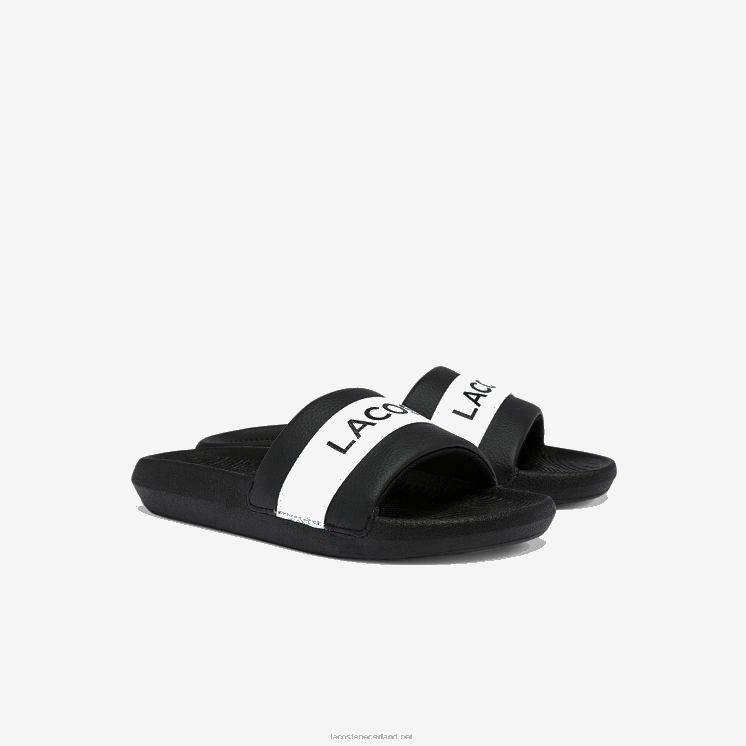 Lacoste croco dia's van synthetisch en textiel 0828H2709 zwart-wit 312 vrouwen