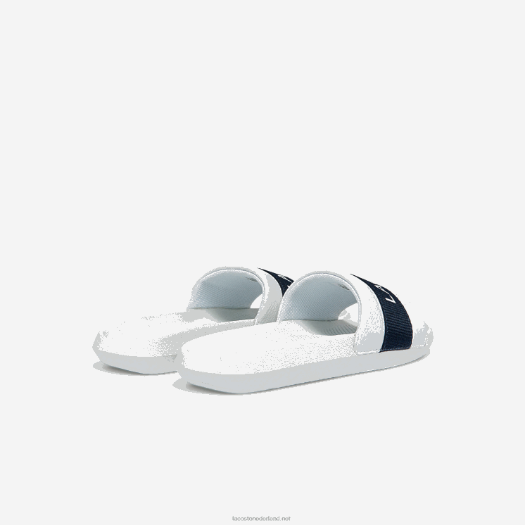 Lacoste croco dia's van synthetisch en textiel 0828H2710 wit & marine 042 vrouwen