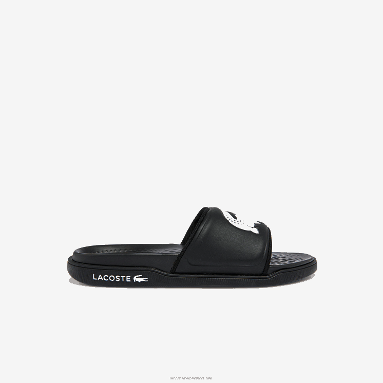 Lacoste croco dualiste synthetische logobandjes 0828H2699 zwart-wit 312 vrouwen