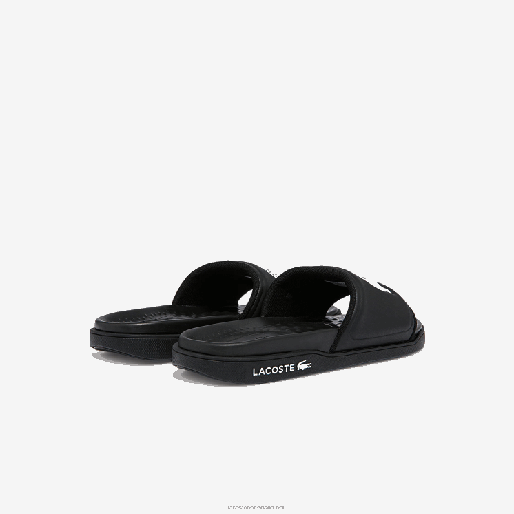 Lacoste croco dualiste synthetische logobandjes 0828H2699 zwart-wit 312 vrouwen