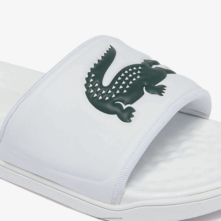Lacoste croco dualiste synthetische logobandjes 0828H2700 wit & donkergroen 1r5 vrouwen