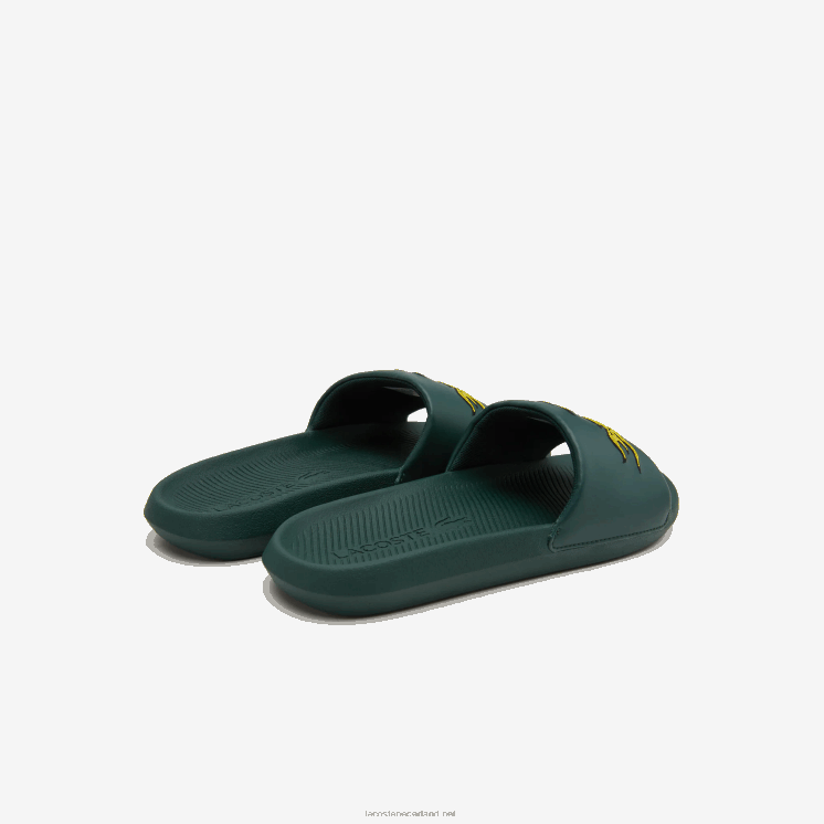 Lacoste croco synthetische dia's 0828H2758 groen 1m8 vrouwen