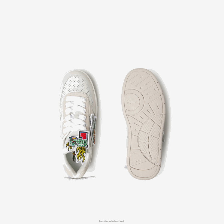 Lacoste ace clip leren sneakers 0828H2703 wit 21g vrouwen