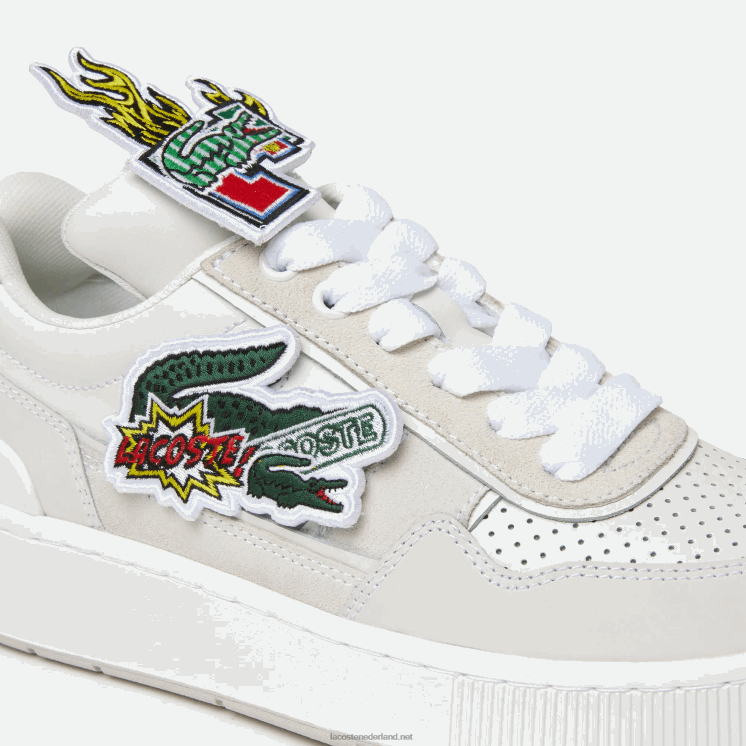 Lacoste ace clip leren sneakers 0828H2703 wit 21g vrouwen