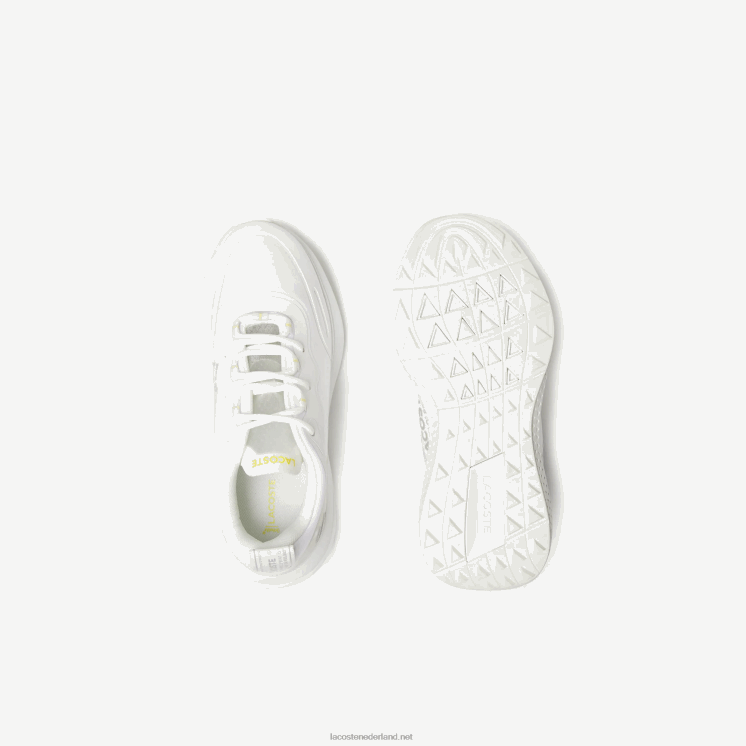 Lacoste actieve 4851 stoffen sneakers 0828H2724 wit 21g vrouwen