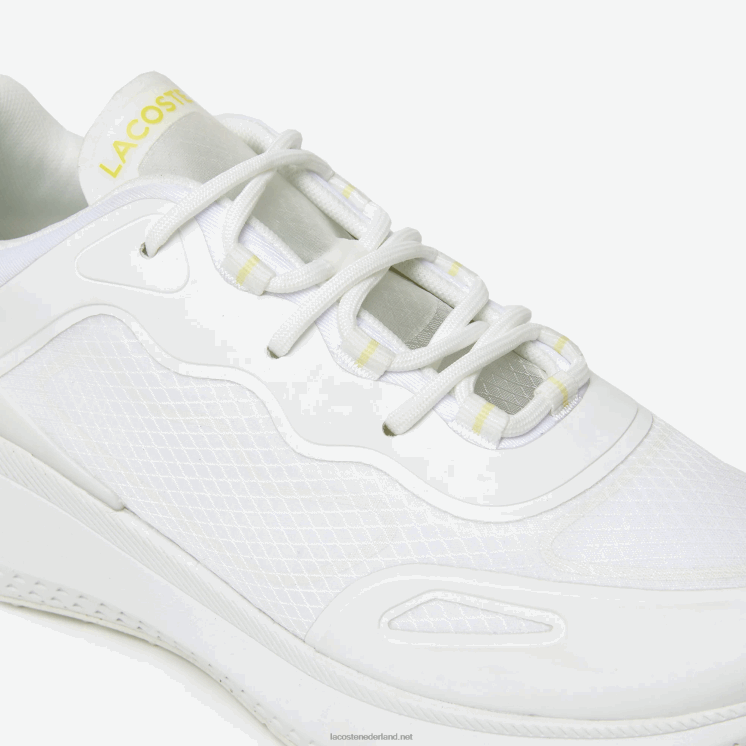 Lacoste actieve 4851 stoffen sneakers 0828H2724 wit 21g vrouwen