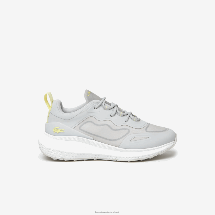 Lacoste actieve 4851 stoffen sneakers 0828H2725 grijs wit 25j vrouwen