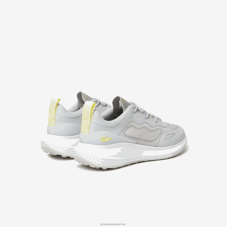 Lacoste actieve 4851 stoffen sneakers 0828H2725 grijs wit 25j vrouwen