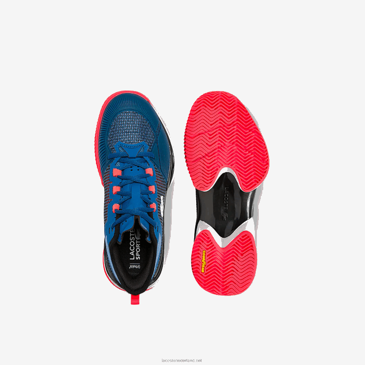 Lacoste ag-lt21 ultra textiel tennisschoenen 0828H2745 blauw wit 221 vrouwen