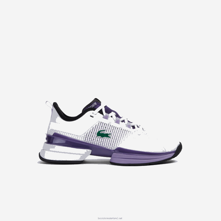 Lacoste ag-lt21 ultra textiel tennisschoenen 0828H2756 wit & paars z54 vrouwen