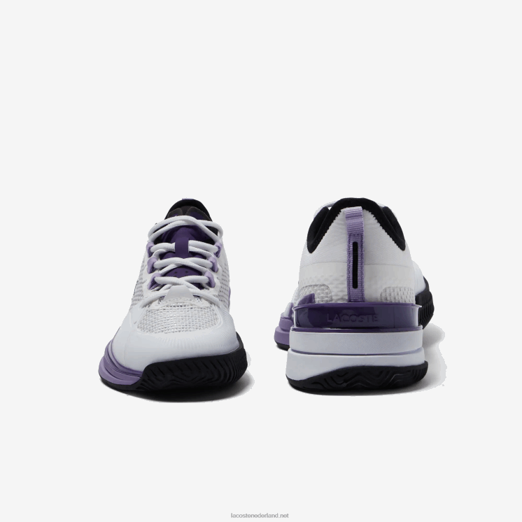Lacoste ag-lt21 ultra textiel tennisschoenen 0828H2756 wit & paars z54 vrouwen
