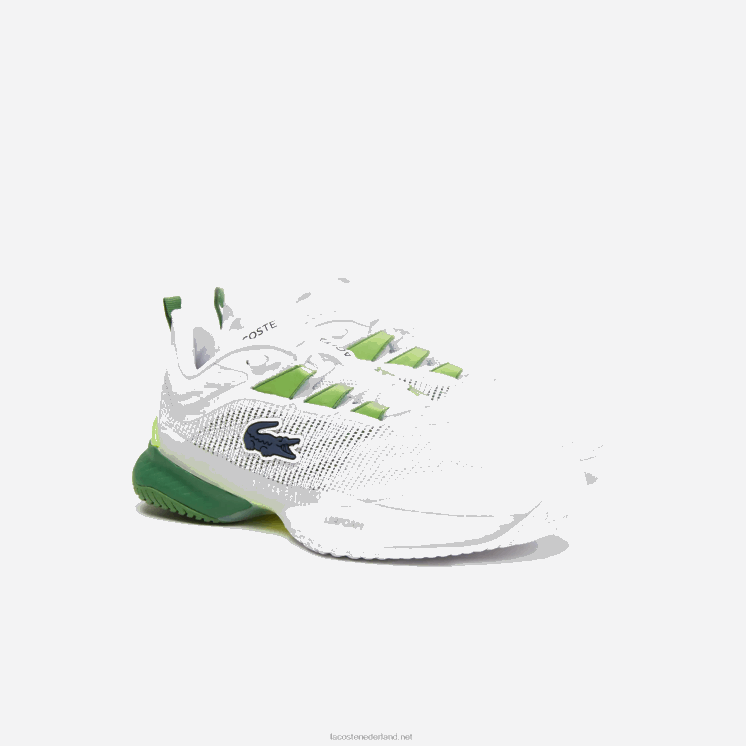 Lacoste ag-lt23 ultra textiel tennisschoenen 0828H2689 wit/groen 082 vrouwen