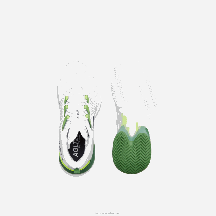 Lacoste ag-lt23 ultra textiel tennisschoenen 0828H2689 wit/groen 082 vrouwen