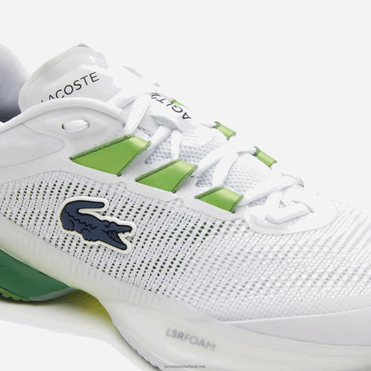 Lacoste ag-lt23 ultra textiel tennisschoenen 0828H2689 wit/groen 082 vrouwen