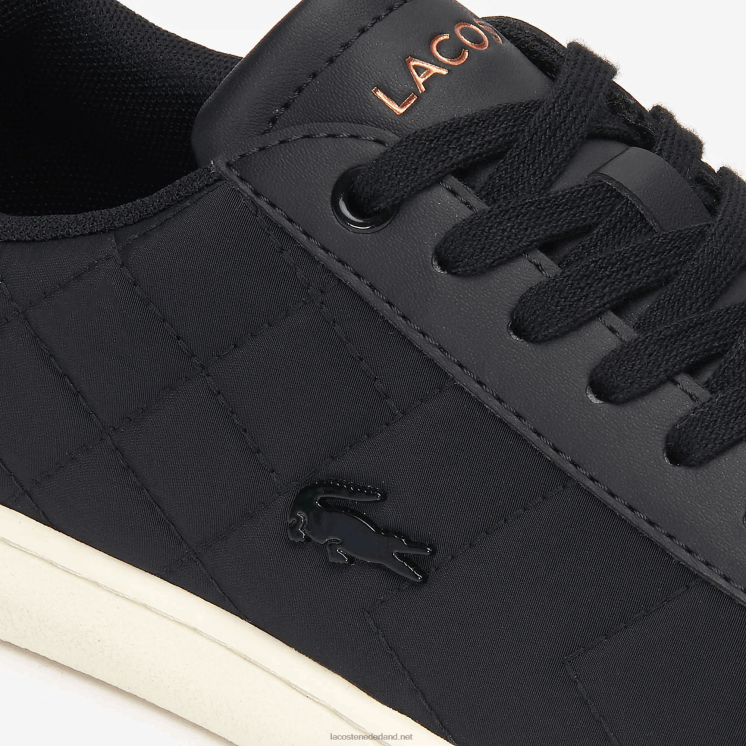 Lacoste carnaby evo gewatteerde sneakers 0828H2737 zwart & gebroken wit 454 vrouwen