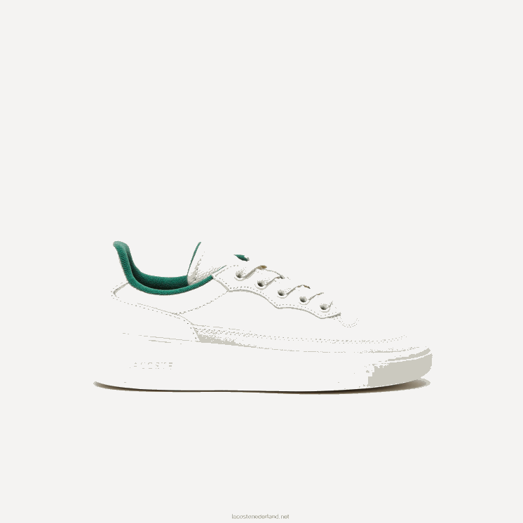 Lacoste g80 club leren ton-sur-ton sneakers 0828H2684 gebroken wit 18c vrouwen