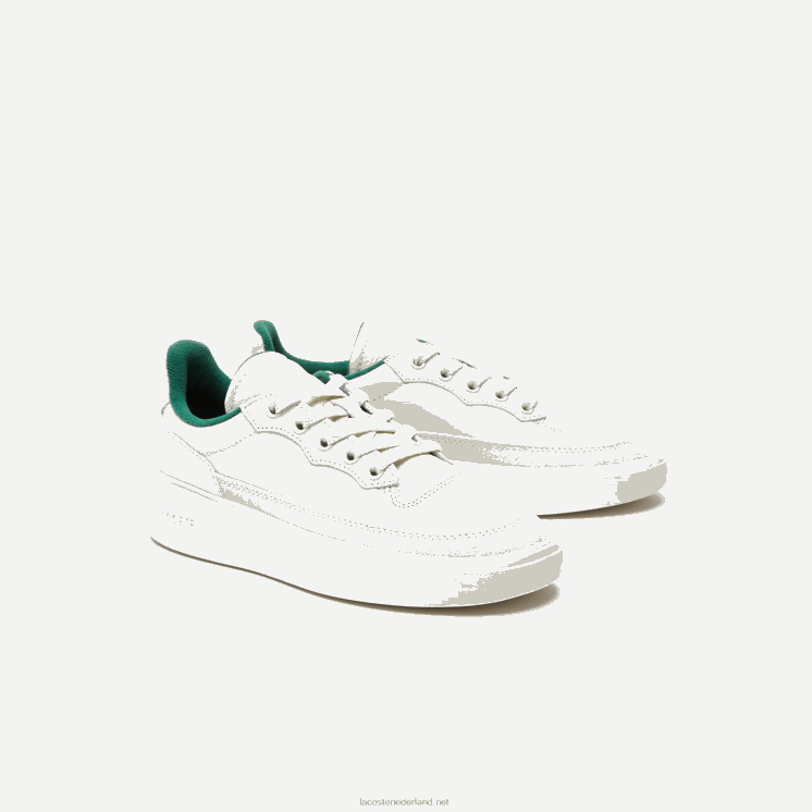 Lacoste g80 club leren ton-sur-ton sneakers 0828H2684 gebroken wit 18c vrouwen