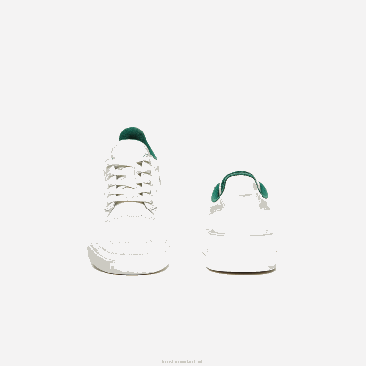 Lacoste g80 club leren ton-sur-ton sneakers 0828H2684 gebroken wit 18c vrouwen