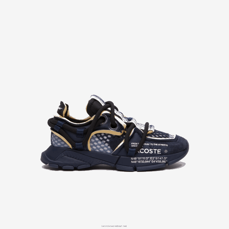 Lacoste l003 active runway textiel sneakers 0828H2690 marine nb0 vrouwen