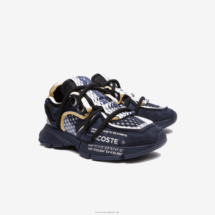 Lacoste l003 active runway textiel sneakers 0828H2690 marine nb0 vrouwen