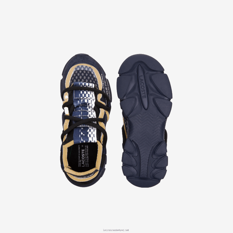 Lacoste l003 active runway textiel sneakers 0828H2690 marine nb0 vrouwen
