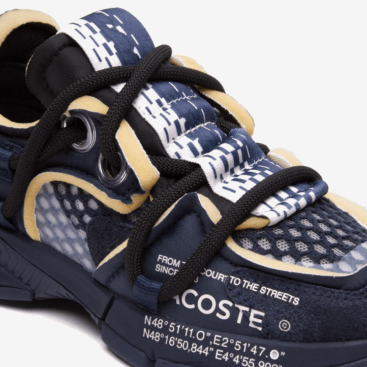 Lacoste l003 active runway textiel sneakers 0828H2690 marine nb0 vrouwen