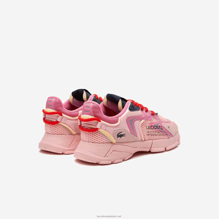 Lacoste l003 neo stoffen sneakers 0828H2677 roze 13c vrouwen