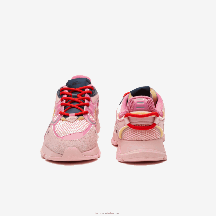 Lacoste l003 neo stoffen sneakers 0828H2677 roze 13c vrouwen