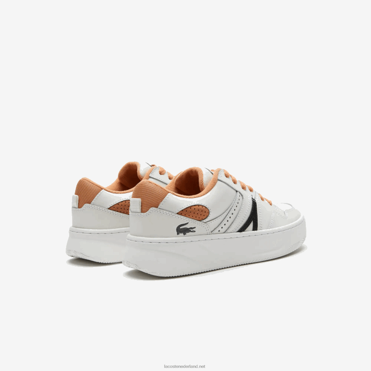 Lacoste l005 leren sneakers 0828H2713 witbruin 291 vrouwen