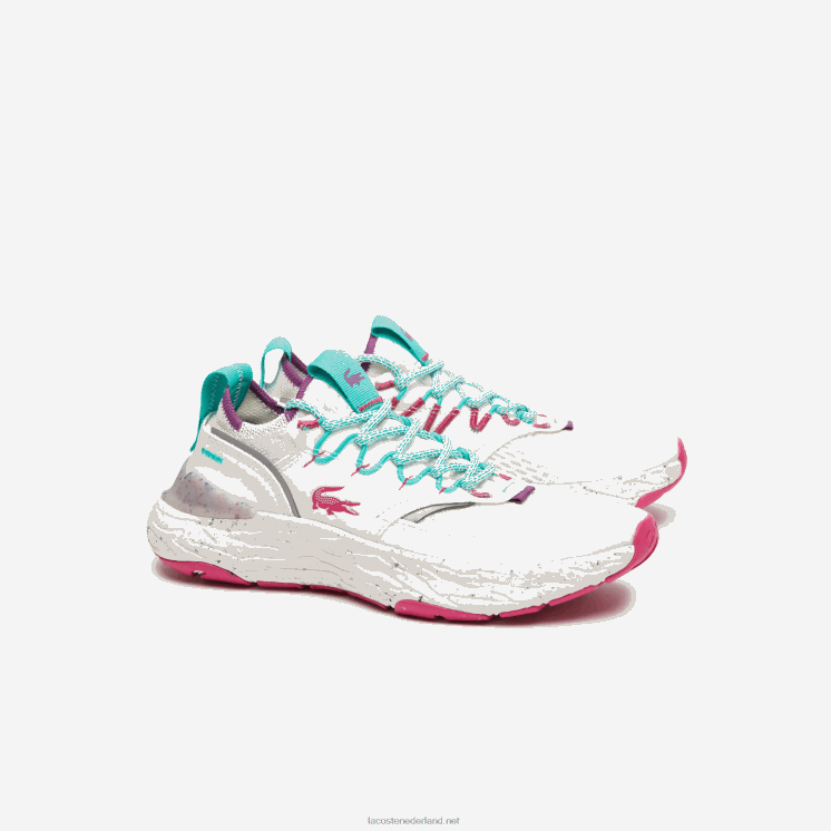 Lacoste re-comfort sneakers van synthetisch en textiel 0828H2739 wit & rood 286 vrouwen