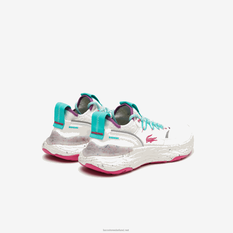 Lacoste re-comfort sneakers van synthetisch en textiel 0828H2739 wit & rood 286 vrouwen