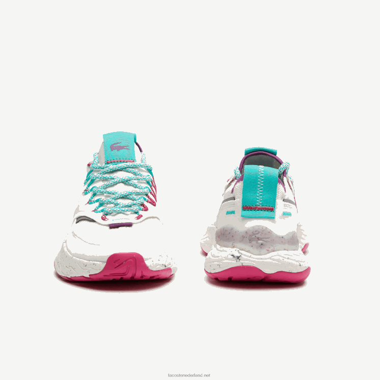 Lacoste re-comfort sneakers van synthetisch en textiel 0828H2739 wit & rood 286 vrouwen