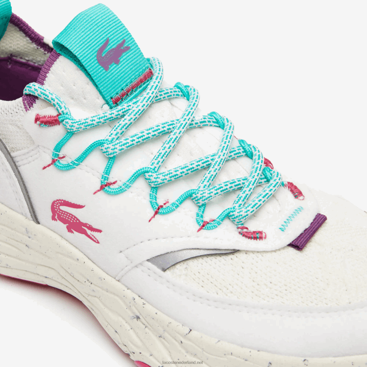 Lacoste re-comfort sneakers van synthetisch en textiel 0828H2739 wit & rood 286 vrouwen