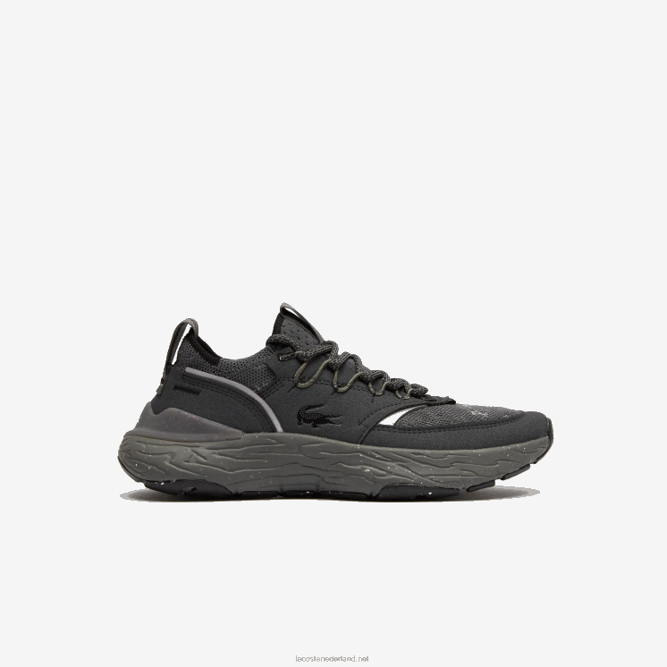 Lacoste re-comfort synthetische en textiele ton-sur-ton sneakers 0828H2735 zwart 02u vrouwen