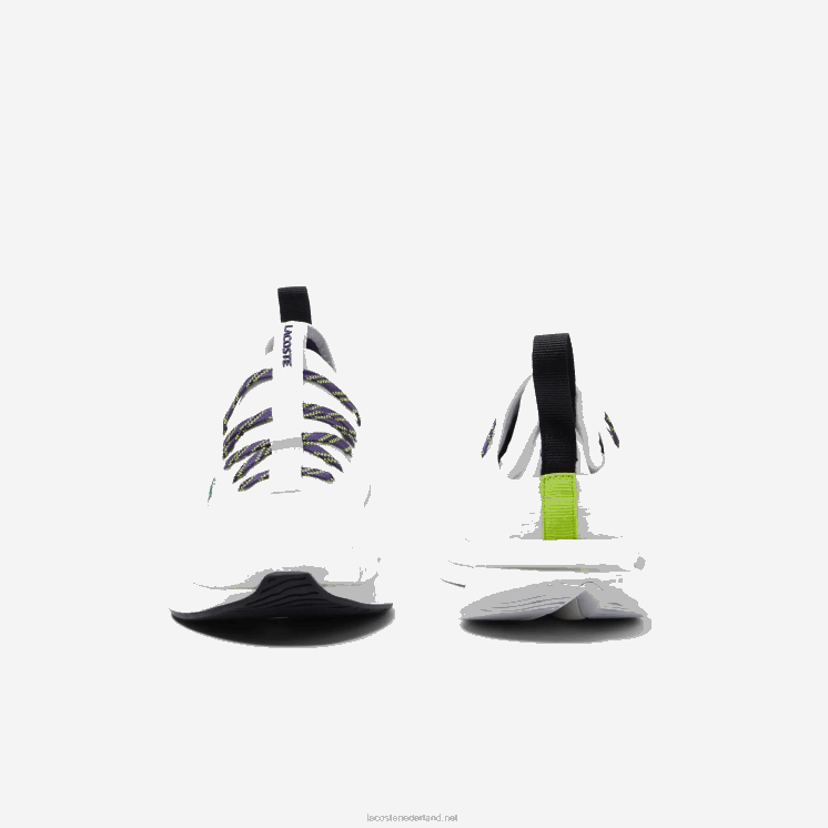 Lacoste run spin comfort textiel sneakers 0828H2751 wit & paars z54 vrouwen