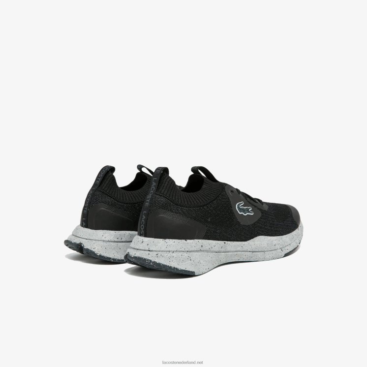 Lacoste run spin eco textiel sneakers 0828H2726 zwart & gebroken wit 454 vrouwen